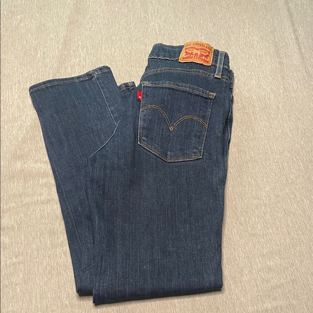 Levi's Women’s Dark Blue Straight Jeans